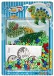 Hama&reg; B&uuml;gelperlen Maxi - Blisterset Dino - 1 Stiftplatte Dinosaurier, 250 Perl