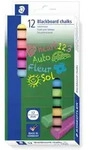 STAEDTLER Wandtafelkreide farbig 12 St&uuml;ck