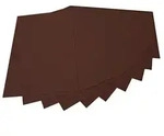 folia Bastelfilz 150g/m2 schokobraun 20x30cm 10 Blatt