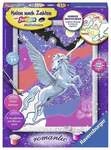 Ravensburger Stolzer Pegasus - Malen nach Zahlen, mit Glittereffekt, romantic,...