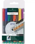 Faber-Castell Marker Multimark 1513 F permanent, 8er Set