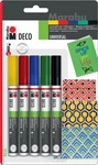 Marabu Deco Painter Basic 3-4mm 5 St&uuml;ck sortiert