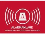 ABUS AU1323 Warnaufkleber Alarmanlage Sprachen Deutsch (B x H) 74 mm x 52.5 mm