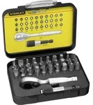 STANLEY 1-13-904 Bit-Set 32teilig inkl. Miniknarre