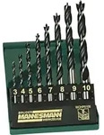 Br&uuml;der Mannesmann M54308 Holz-Spiralbohrer-Set 8teilig 3 mm, 4 mm, 5 mm, 6 mm, 7 mm,