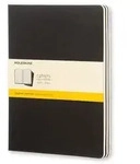 Moleskine Cahier Extra Large kariert schwarz. 3er Pack