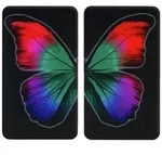 Herdabdeckplatte Universal Mod. Butterfly by Night, 2er Set, f&uuml;r alle Herdarten
