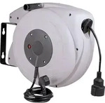 AS Schwabe 12611 Wandkabeltrommel 15m Schwarz Schutzkontakt-Winkelstecker,