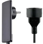 EVOline 151000155100 Strom Verl&auml;ngerungskabel 16A Schwarz 1.50m H05VV-F 3G 1,5mm2