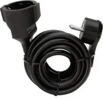 Kopp 143605083 Strom Verl&auml;ngerungskabel Schwarz 3.00m H05VV-F 3G 1,5mm2