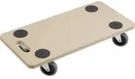 Meister Werkzeuge 0821300 Plattformwagen MDF Traglast (max.): 200 kg 110 mm Anzahl