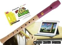 Flute Master (App) mit Blockfl&ouml;te aus Holz-Kunststoff (deutsche Griffweise)