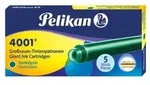 Pelikan Tintenpatronen 4001&reg; 5er Set Gro&szlig;raum-Patronen, Dunkelgr&uuml;n