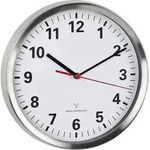 TFA Dostmann 60.3529.02 Funk Wanduhr 22 cm x 45 mm Aluminium Leisegang-Uhrwerk,