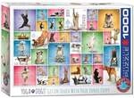 Puzzle 1000 Teile - Yoga Dogs