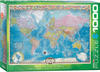 Eurographics 6000-0557 - Weltkarte mit Flaggen , Puzzle, 1.000 Teile