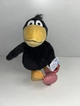 Heunec 797567 - Rabe Socke, Pl&uuml;schtier, Stofftier, 25 cm Schwarz
