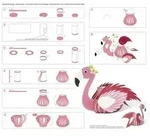 URSUS Laternen-Bastelset "Flamingo"