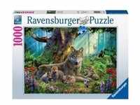 Puzzle Ravensburger Wölfe im Wald 1000 Teile