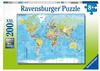Puzzle Ravensburger Die Welt 200 Teile XXL, Spielwaren