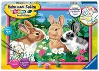 CreArt, Malen nach Zahlen Kinder - Putzige H&auml;schen