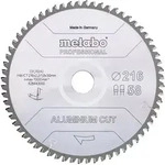 Metabo ALUMINIUM CUT PROFESSIONAL 628443000 Kreiss&auml;geblatt 216 x 30 x 1.8 mm