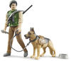 Bruder - bworld Förster mit Hund und Ausrüstung, Spielwaren