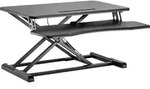 LogiLink EO0033 Sitz-Steh-Schreibtischaufsatz H&ouml;hen-Bereich: 100 bis 505mm Schwarz