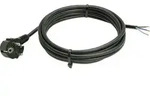 AS Schwabe 70802 Strom Anschlusskabel Schwarz 10.00m