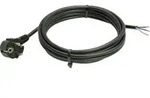AS Schwabe 70832 Strom Anschlusskabel Schwarz 3.00m