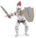 Spielfigur Ritter in R&uuml;stung rot 8cm