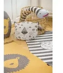 Fussenegger KiDs-Teppich "Leopard" mit Fransen 70 x 120 cm hellgrau