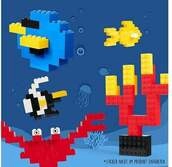 Blox 1000 rote 4er Steine lose