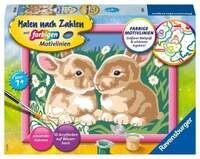 CreArt, Malen nach Zahlen Kinder - Niedliche H&auml;schen