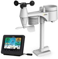National Geographic 9080600 - WLAN Wetterstation Funk mit 7-in-1 Profi-Sensor,
