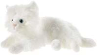Pl&uuml;sch Misanimo Schmusekatze liegend wei&szlig; 30cm