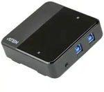 ATEN US3324 2 Port USB 3.2 Gen 1-Umschalter (USB 3.0) Schwarz