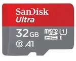 SanDisk Ultra - Flash-Speicherkarte (microSDHC/SD-Adapter inbegriffen) - 32GB -