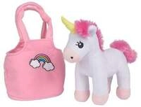 Pl&uuml;sch Einhorn mit Tasche