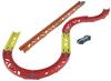 Mattel - Hot Wheels Track Builder Unlimited Premium-Kurven-Set inkl. 1 Spielzeugauto,