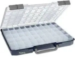 raaco CarryLite 55 5x10-50 Sortimentskoffer (B x H x T) 413 x 57 x 330 mm Anzahl