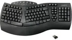 Perixx PERIBOARD-612BDE Bluetooth&reg; Tastatur Deutsch, QWERTZ Schwarz Ergonomisch,