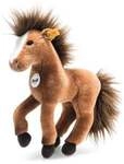 Steiff 122156 - Chayenne Pferd, stehend, Pl&uuml;sch, braun, 28 cm
