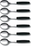 Victorinox Kaffeel&ouml;ffel Dessertl&ouml;ffel Kaffeel&ouml;ffel Dessertl&ouml;ffel Schwarz