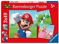 Puzzle Ravensburger Super Mario 3 X 49 Teile