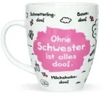 Sheepworld Tasse "Ohne Schwester ist alles doof"