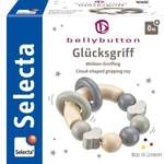 Selecta 64002 - bellybutton, Gl&uuml;cksgriff, Wolken-Greifling, Holz, grau, 7,5 cm