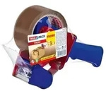 tesa Packbandabroller inkl. Packband 50mmx66m braun