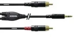 Cordial CFY1,5WCC Audio Adapterkabel [1x Klinkenstecker 3.5 mm - 2x Cinch-Stecker]