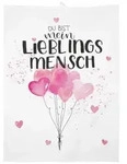 GRUSS & CO 47104 Geschirrtuch Lieblingsmensch